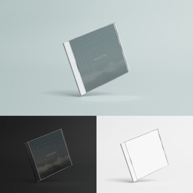 Compact Disc Case Mock Up Psd