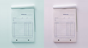 Company Retail Invoice Pad Mockup Psd