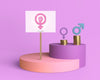 Composition For Gender Equality Concept Psd