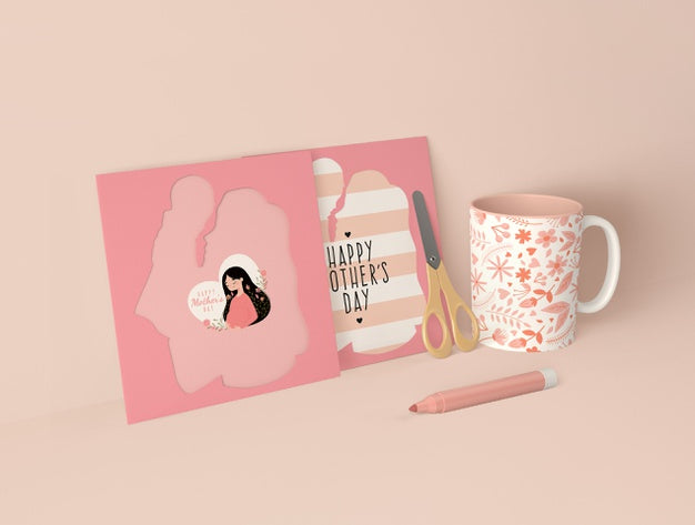 Composition For Mother'S Day With Scene Creator Psd