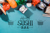 Composition For Sushi Bar Mock-Up Psd