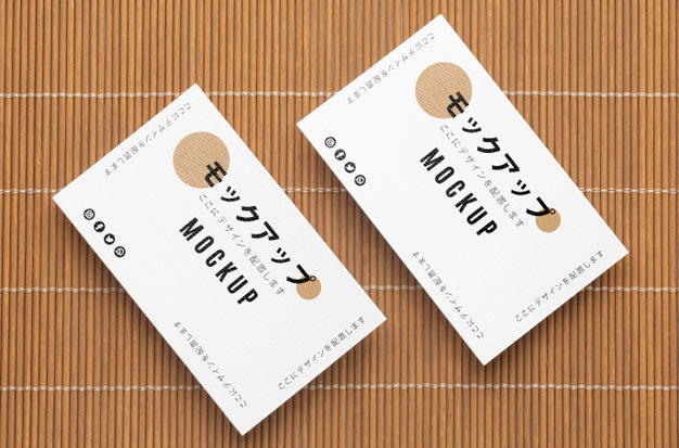 Composition Of Business Card Mock-Up Psd