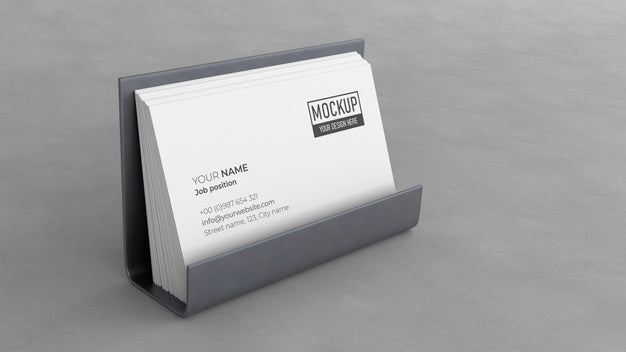 Composition Of Business Card Mock-Up Psd