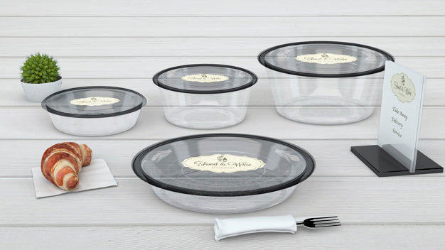 Composition Of Casserole Mockups Psd