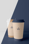 Composition Of Coffee Shop Cup Mock-Up Psd