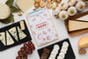 Composition Of Delicious Types Of Food With Clipboard Mock-Up Psd