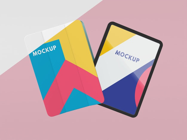 Composition Of Tablet Case Mock-Up Psd