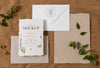 Composition Of Wedding Mock-Up Cards Psd