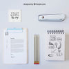 Composition Of White Office Desk Psd