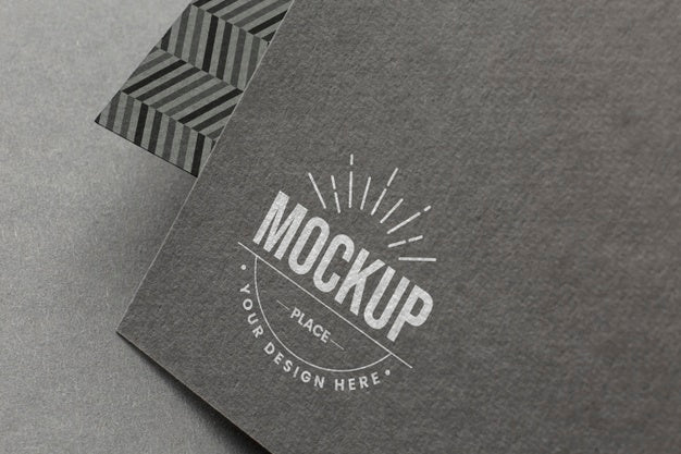 Composition With Company Branding Card Mock-Up Psd
