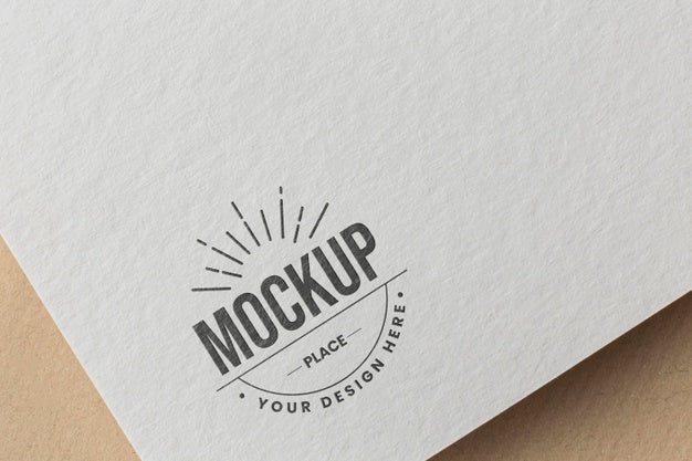 Composition With Company Branding Card Mock-Up Psd