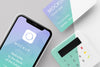 Composition With Smart Payment App Mock-Up Psd