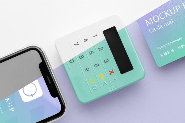 Composition With Smart Payment App Mock-Up Psd