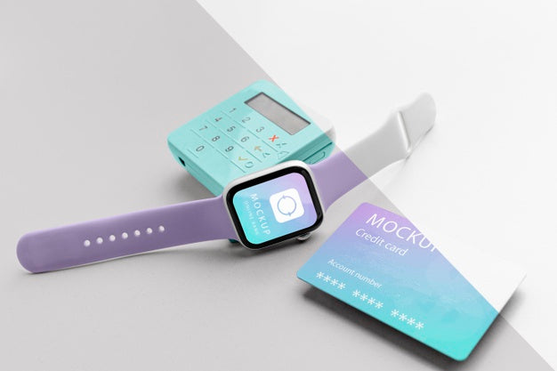 Composition With Smartphone Payment App Mock-Up Psd