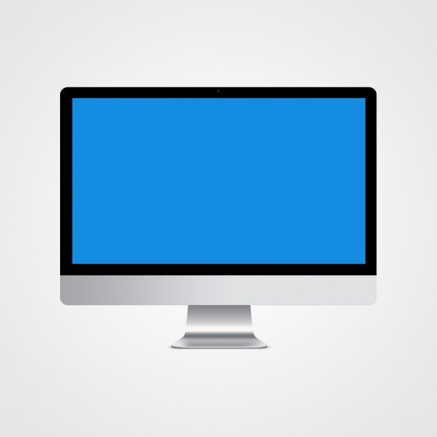 Computer Mock Up Design Psd