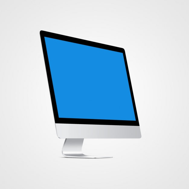 Computer Mock Up Design Psd