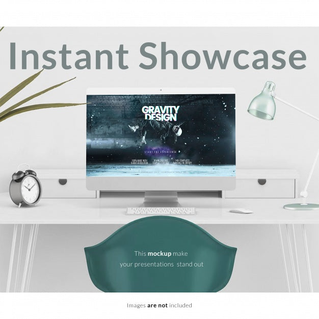 Computer Mock Up Psd