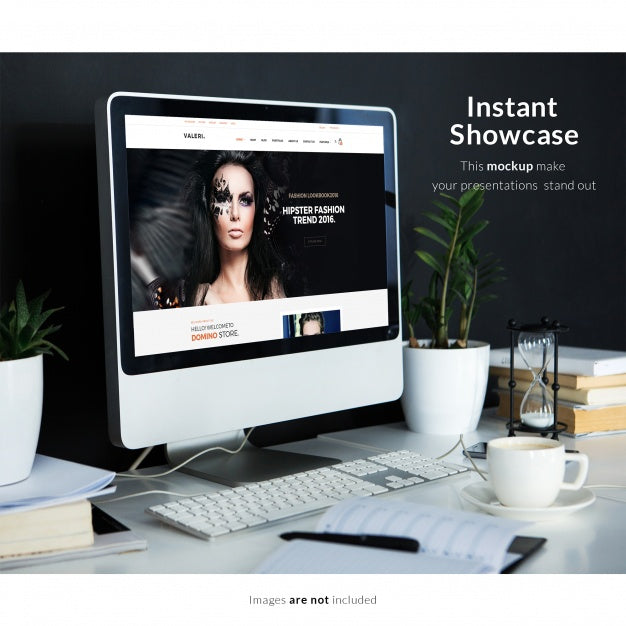 Computer Mock Up Psd