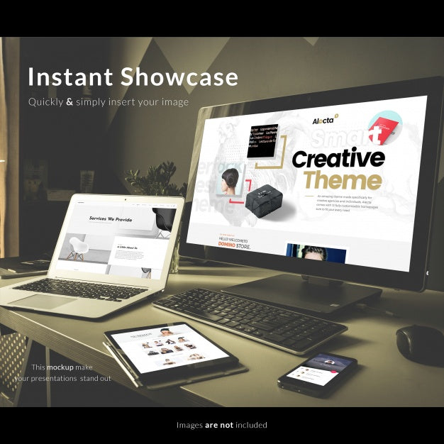 Computer Mock Up Psd