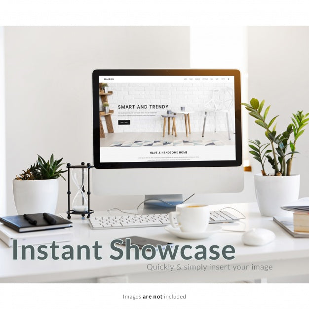 Computer Mock Up Psd