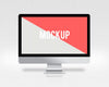 Computer Screen On White Background Mock Up Psd