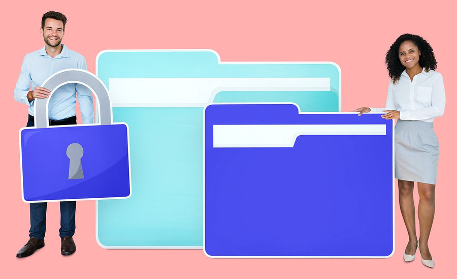 Computer Security And Privacy Concept Shoot