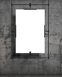 Concrete Environment Poster Mockup Psd