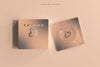 Condom Box And Foil Packaging Mockup Psd