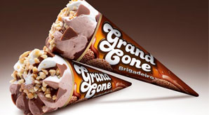 Cone Ice Cream Packaging Mock-Up Psd File