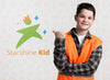 Construction Boy Pointing At Mock-Up Psd