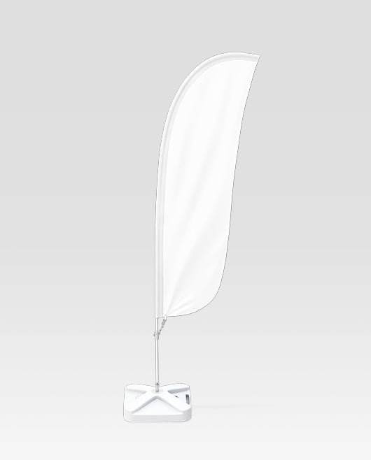 Convex Feather Flag Mockup
