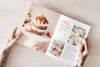 Cookbook Mockup With Dessert Recipes Psd