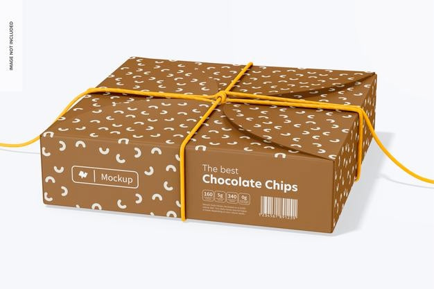 Cookie Box Mockup Psd