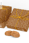 Cookie Boxes Mockup, Close Up Psd