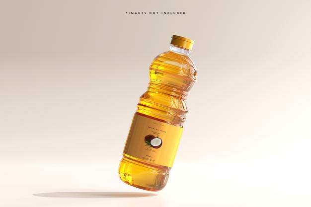 Cooking Oil Bottle Mockup Psd
