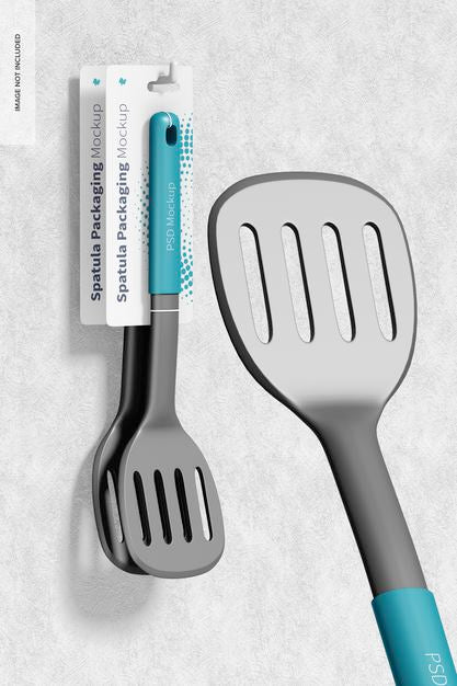 Cooking Spatula Packaging Set Mockup Psd