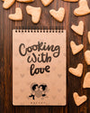 Cooking With Love Concept Psd