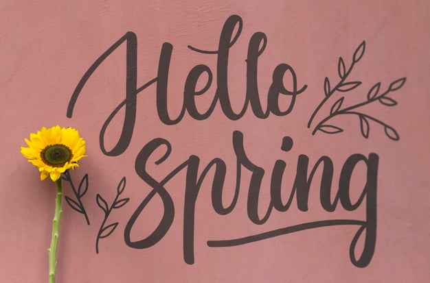 Copyspace Mockup For Spring Sale Psd