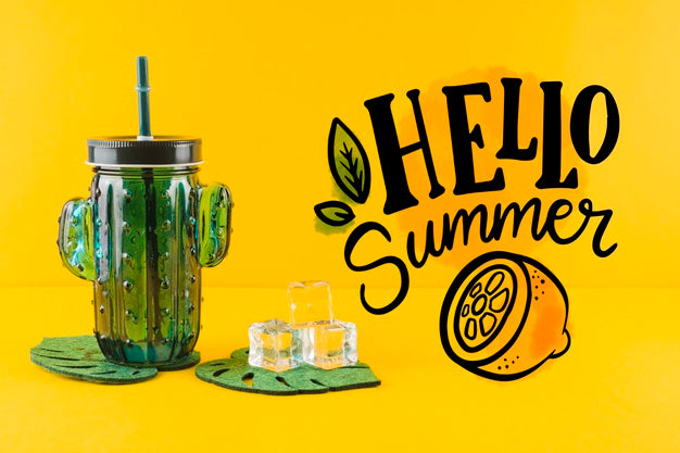 Copyspace Mockup For Summer Concepts Psd