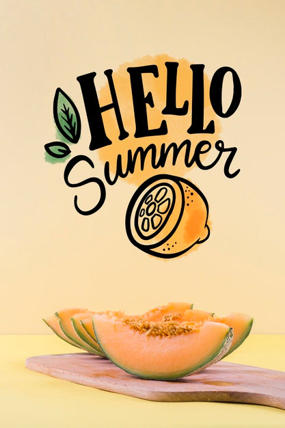 Copyspace Mockup For Summer Concepts Psd