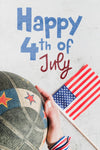 Copyspace Mockup For Usa Independence Day Psd