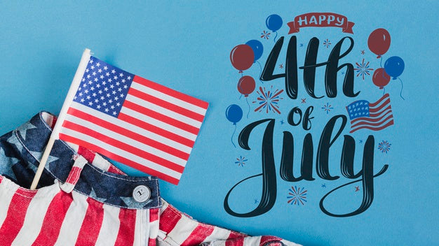 Copyspace Mockup For Usa Independence Day Psd