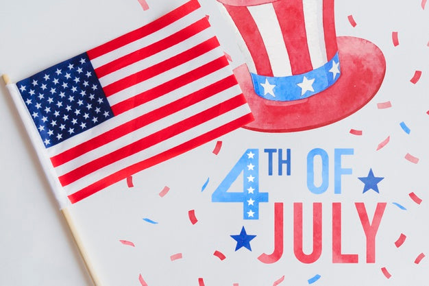 Copyspace Mockup For Usa Independence Day Psd
