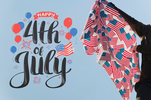 Copyspace Mockup For Usa Independence Day Psd