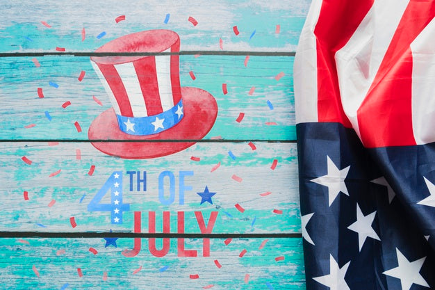 Copyspace Mockup For Usa Independence Day Psd