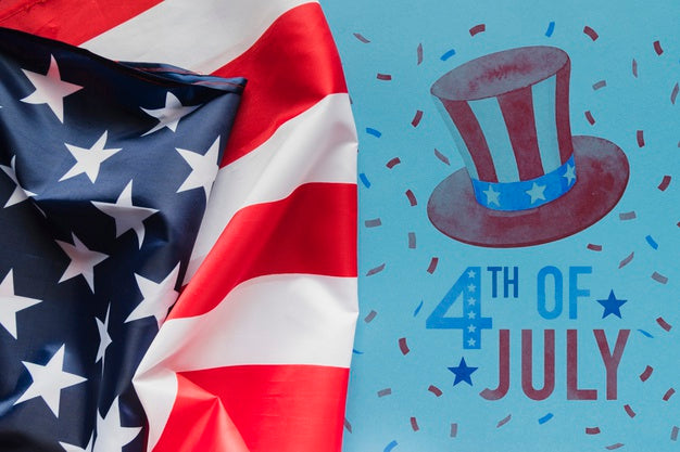 Copyspace Mockup For Usa Independence Day Psd