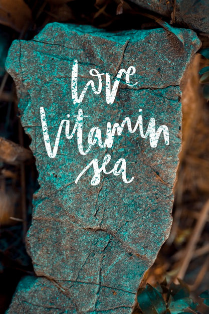 Copyspace Mockup On Wall For Summer Lettering Psd