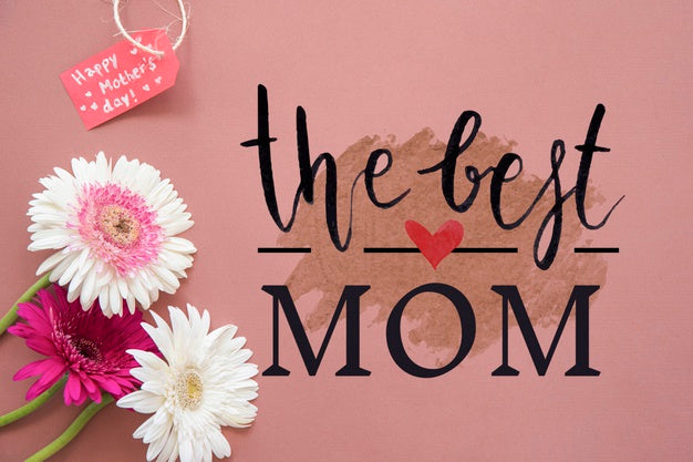 Copyspace Mockup With Flat Lay Mothers Day Composition Psd