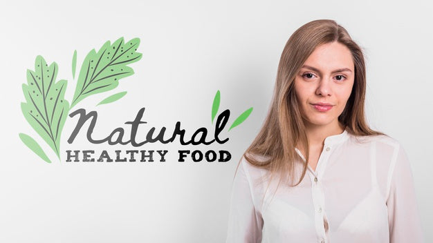 Copyspace Mockup With Healthy Food Concept Psd