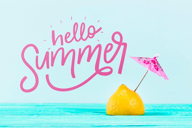 Copyspace Mockup With Lemon Psd